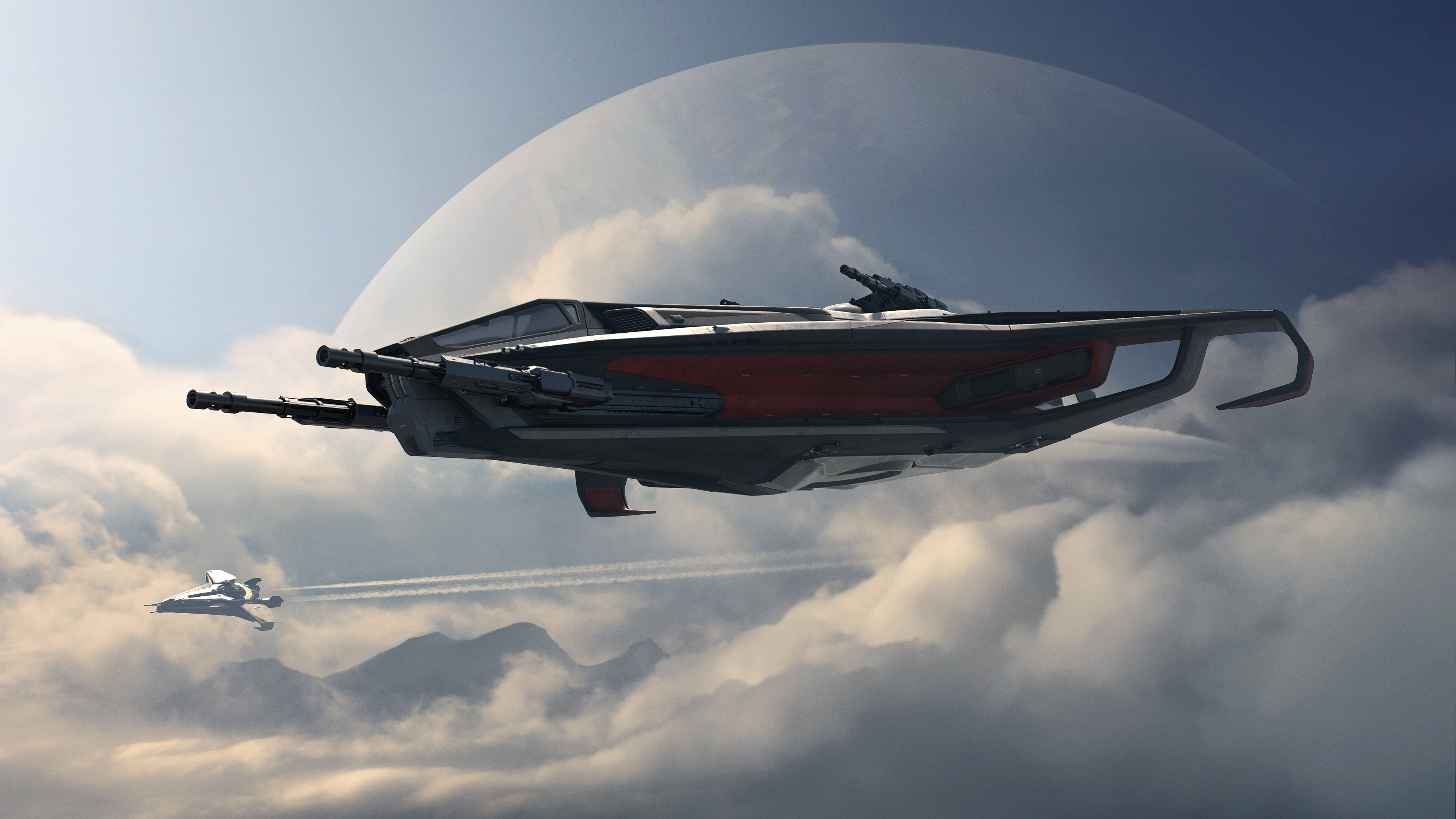 image d'Hurricane en vole
